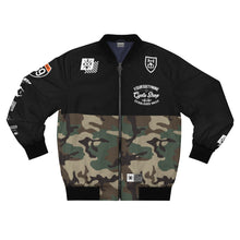 Load image into Gallery viewer, 469 Cycle Shop x XºINK Series SHOP TEAM CAMO Men's Bomber Jacket