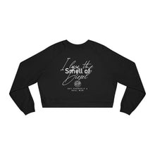 Load image into Gallery viewer, Burford Diesel I LOVE THE SMELL OF DIESEL Women's Cropped Fleece Pullover