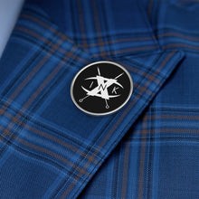 Load image into Gallery viewer, X INK Cross Needle Logo Metal Pin