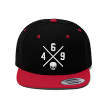 Load image into Gallery viewer, 469 Cycle Shop x XºINK Series SKULL X Flatbill Hat