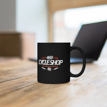 Load image into Gallery viewer, 469 Cycle Shop x XºInk Series BRANDED CYCLE SHOP Black mug 11oz