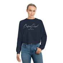 Load image into Gallery viewer, Burford Diesel I LOVE THE SMELL OF DIESEL Women's Cropped Fleece Pullover
