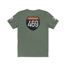 Load image into Gallery viewer, 469 Cycle Shop x XºInk Series CYCLE SHOP ENGINE Unisex Jersey Short Sleeve Tee