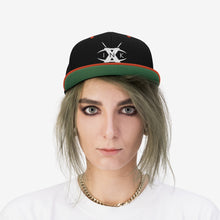 Load image into Gallery viewer, X INK Needle Cross Logo Flat Bill Hat